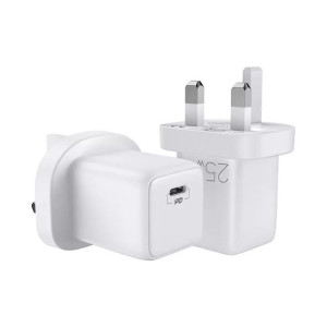 Joyroom szybka ładowarka sieciowa USB Typ C 25W 3A wtyczka UK biały (L-P251