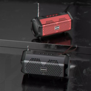 Dudao głośnik bezprzewodowy Bluetooth 5.0 3W 500mAh radio czarny (Y9s-black