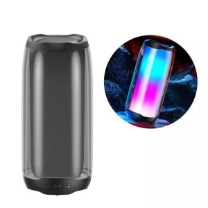 WK Design głośnik bezprzewodowy Bluetooth 5.0 RGB 2000mAh czarny (D31 black