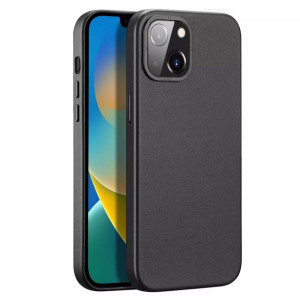 Dux Ducis Grit skórzane etui do iPhone 14 elegancki pokrowiec ze sztucznej