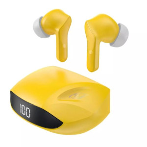 Dudao dokanałowe słuchawki bezprzewodowe TWS Bluetooth 5.2 żółty (U16H-yell