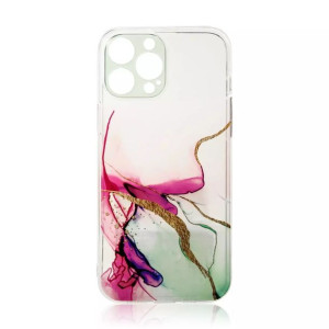 Marble Case etui do iPhone 13 Pro Max żelowy pokrowiec marmur miętowy