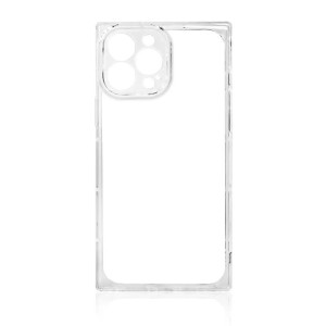 Square Clear Case etui do iPhone 12 żelowy pokrowiec przezroczysty
