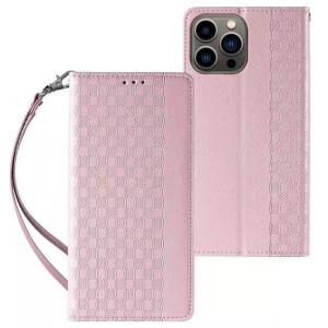 Magnet Strap Case etui do iPhone 13 Pro pokrowiec portfel + mini smycz zawi
