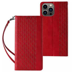 Magnet Strap Case etui do iPhone 12 Pro pokrowiec portfel + mini smycz zawi