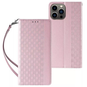 Magnet Strap Case etui do iPhone 12 Pro pokrowiec portfel + mini smycz zawi