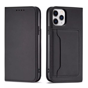 Magnet Card Case etui do iPhone 12 pokrowiec portfel na karty kartę podstaw