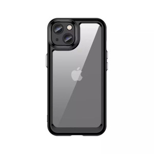 Outer Space Case etui do iPhone 13 sztywny pokrowiec z żelową ramką czarny