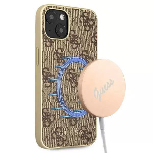 Guess GUHMP13MG4GB iPhone 13 6,1" brązowy/brown hard case 4G Collection Mag