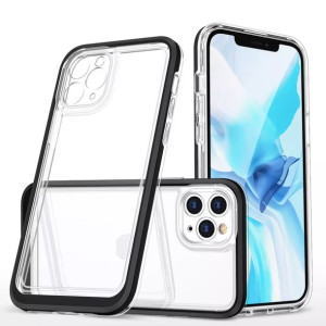 Clear 3in1 etui do iPhone 11 Pro żelowy pokrowiec z ramką czarny