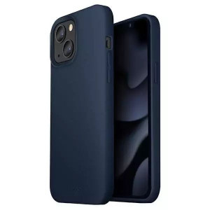UNIQ etui Lino iPhone 13 6,1" niebieski/marine blue