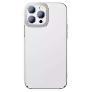Baseus Glitter Case przezroczyste etui pokrowiec iPhone 13 Pro Max srebrny