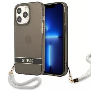 Guess GUHCP13LHTSGSK iPhone 13 Pro / 13 6,1" czarny/black hardcase Transluc