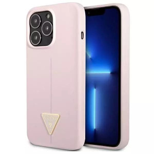 Guess GUHCP13LSLTGU iPhone 13 Pro / 13 6,1" fioletowy/purple hardcase Silic