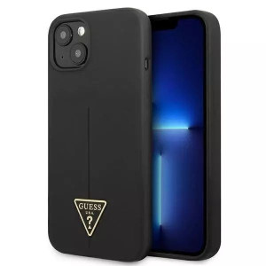 Guess GUHCP13SSLTGK iPhone 13 mini 5,4" czarny/black hardcase Silicone Tria