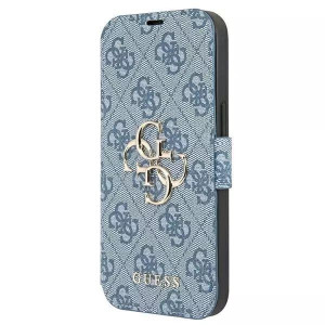 Guess GUBKP13S4GMGBL iPhone 13 mini 5,4" niebieski/blue book 4G Big Metal L