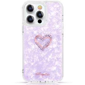 Kingxbar Epoxy Series etui z Kryształami Swarovskiego iPhone 13 Pro Max fio