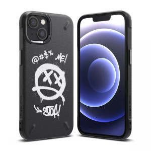 Ringke Onyx Design wytrzymałe etui pokrowiec iPhone 13 mini czarny (Graffit