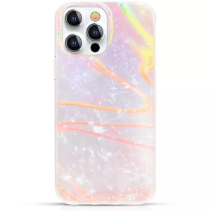 Kingxbar Shell Series luksusowe eleganckie etui na iPhone 13 perłowy-różowy
