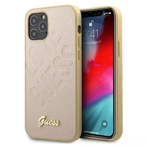 Guess GUHCP12LPUILGLG iPhone 12 Pro Max 6,7" złoty/gold hardcase Iridescent