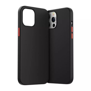 Joyroom Color Series ochronne etui do iPhone 12 Pro / iPhone 12 czarny (JR-