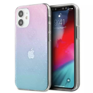 Guess GUHCP12S3D4GGBP iPhone 12 mini 5,4" niebiesko-różowy/blue&pink hardca
