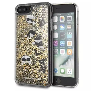 Karl Lagerfeld KLHCI8LROGO iPhone 7/8 Plus czarno-złoty/black & gold hard c