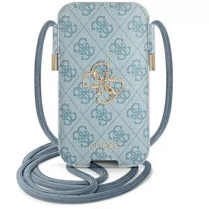 Guess Torebka GUPHL4GMGBL 6,7" niebieski/blue hardcase 4G Big Metal Logo