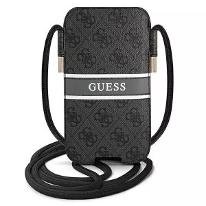 Guess Torebka GUPHL4GDGR 6,7" szary/grey hardcase 4G Stripe