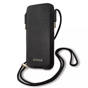 Guess Torebka GUHCP12MSAPSBK 6,1" czarny/black Saffiano