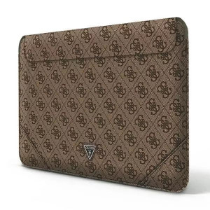 Guess Sleeve GUCS14P4TW 13/14" brązowy /brown 4G Uptown Triangle logo