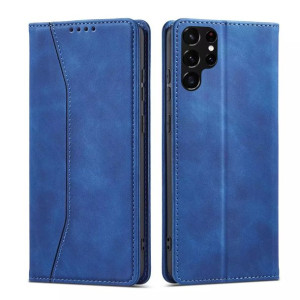 Magnet Fancy Case etui do Samsung Galaxy S22 Ultra pokrowiec portfel na kar