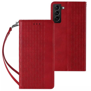 Magnet Strap Case etui do Samsung Galaxy S22 Ultra pokrowiec portfel + mini