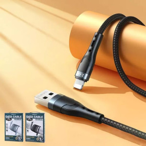 Remax kabel USB - Lightning do ładowania i transmisji danych 2,4A 1m srebrn