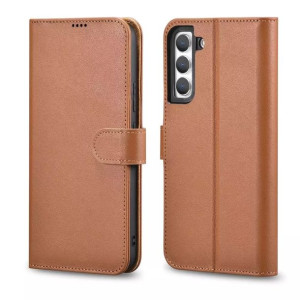 iCarer Haitang Leather Wallet Case skórzane etui do Samsung Galaxy S22 port