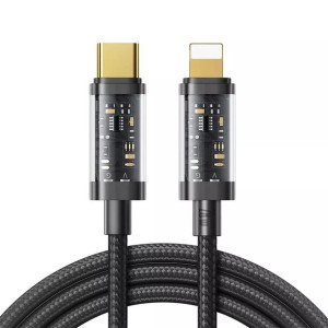 Joyroom kabel przewód USB Typ C - Lightning PD 20W 1.2m czarny (S-CL020A12-