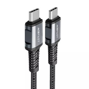 Acefast kabel USB Typ C - USB Typ C 1,2m, 60W (20V/3A) szary (C1-03 deep sp
