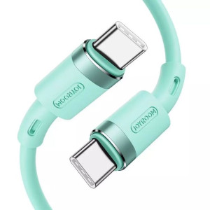 Joyroom wytrzymały kabel USB Typ C - USB Typ C 3A 1,8m zielony (S-1830N9)