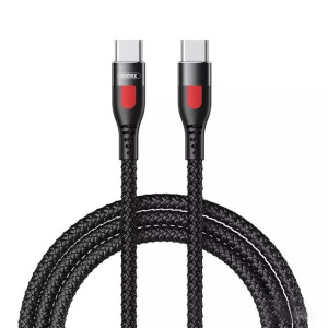 Remax LESU Series kabel do szybkiego ładowania USB Typ C - USB Typ C PD 65W