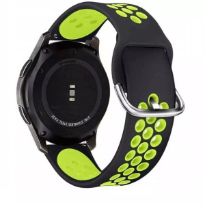 Pasek SoftBand do Samsung Galaxy Watch 3 45mm Black/Lime