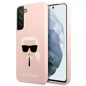 Karl Lagerfeld KLHCS22SSLKHPI S22 S901 rożowy/pink hardcase Silicone Karl`s