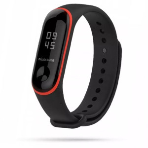Smooth xiaomi mi band 3/4 black/red