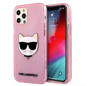 Karl Lagerfeld KLHCP12LCHTUGLP iPhone 12 Pro Max 6,7" różowy/pink hardcase