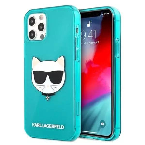 Karl Lagerfeld KLHCP12LCHTRB iPhone 12 Pro Max 6,7" niebieski/blue hardcase