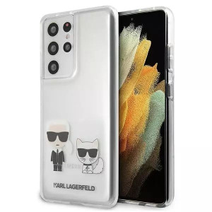 Karl Lagerfeld KLHCS21LCKTR S21 Ultra G998 hardcase Transparent Karl & Chou