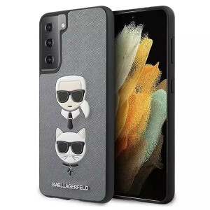 Karl Lagerfeld KLHCS21MSAKICKCSL S21+ G996 srebrny/silver hardcase Saffiano