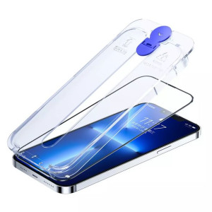 Joyroom Knight szkło do iPhone 14 Pro Max z zestawem montażowym przezroczys