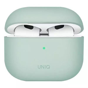 UNIQ etui Lino AirPods 3 gen. Silicone zielony/mint green