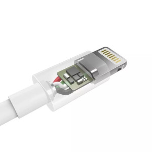 Choetech certyfikowany kabel przewód USB-A - Lightning MFI 1,8m biały (IP00