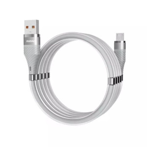 Dudao samoorganizujący magnetyczny kabel przewód USB - micro USB 5 A 1 m sz